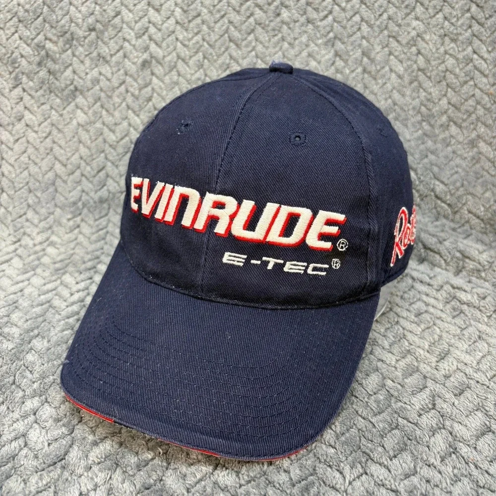 Evinrude E-TEC Ranger Boats 250 H.O. Navy Blue Adjustable Baseball Hat Cap